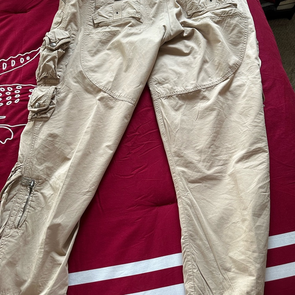 🔥Men's Polo Ralph Lauren military Tan Cargo Pants - Picture 4 of 6